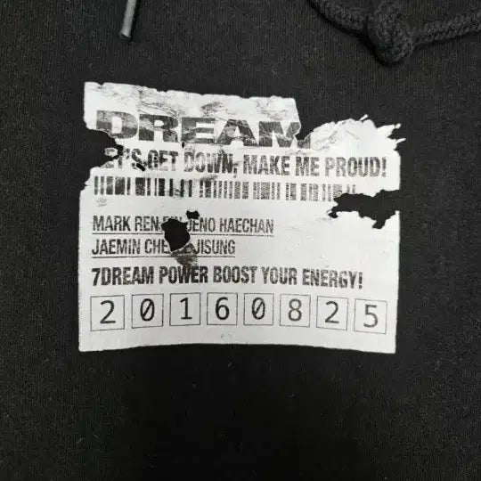 [BUNJANG] NCT DREAM Black Hoodie / 엔시티드림 블랙 후드티