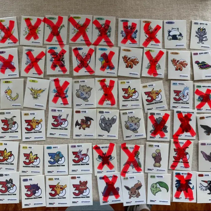 [BUNJANG] Pokemon Tteu-tttu Seal Trading / 포켓몬 띠부씰 교환 하실분!