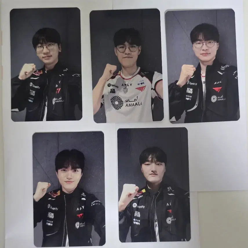 [BUNJANG] T1 League of Legends Doran Oner Faker Feyza Keria Photocard Bundle Set / t1 티원 티원존 포카 도란 오너 페이커 페이즈 케리아