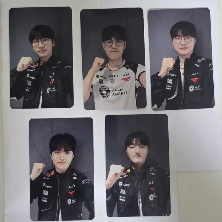 [BUNJANG] T1 League of Legends Doran Oner Faker Feyza Keria Photocard Bundle Set / t1 티원 티원존 포카 도란 오너 페이커 페이즈 케리아
