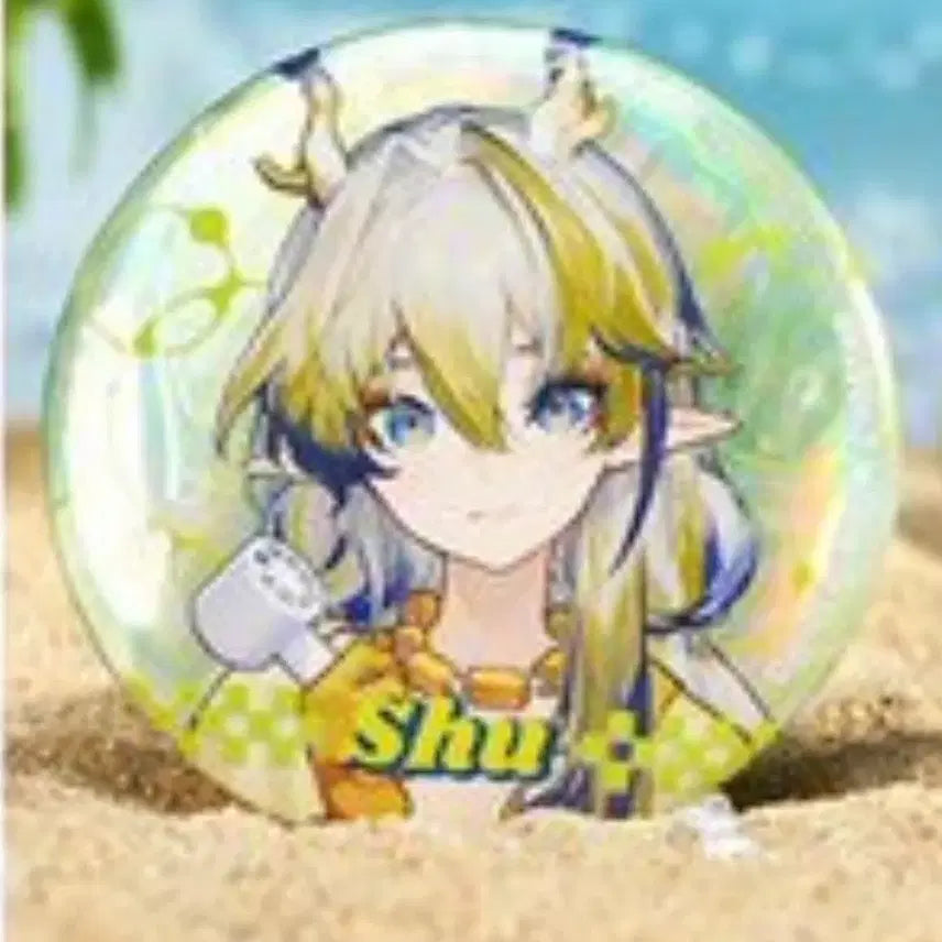 [BUNJANG] Arknights Siesta Pop-up Store Schu Can Badge &amp; Surtr Photocard / 명일방주 시에스타 팝업스토어 슈 캔뱃지&amp;서카디 포토카드