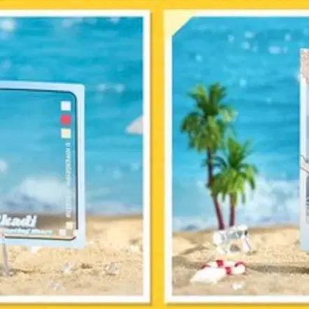 [BUNJANG] Arknights Siesta Pop-up Store Schu Can Badge &amp; Surtr Photocard / 명일방주 시에스타 팝업스토어 슈 캔뱃지&amp;서카디 포토카드
