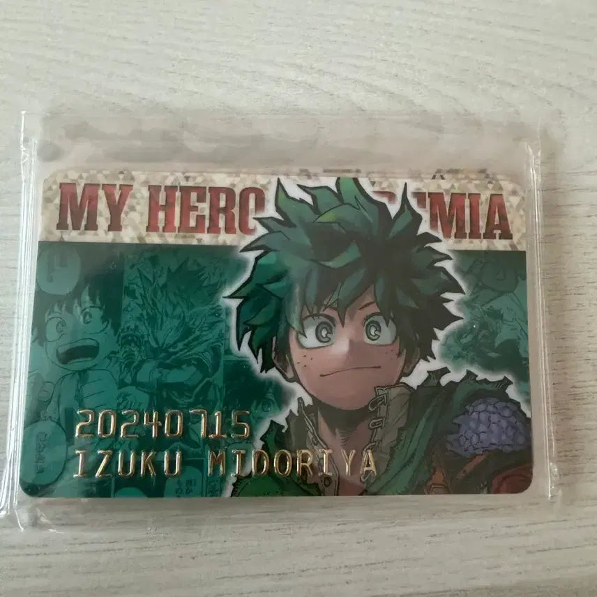 [BUNJANG] My Hero Academia Birthday Card Set 2024 / 나히아 히로아카 버스데이 카드 2024
