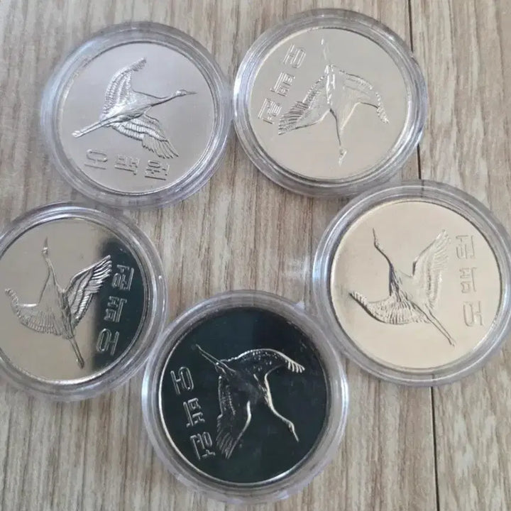 [BUNJANG] 2018 500 Won Coins Bundle Set (5 Coins) / <특년> 2018년 500원 5개 완전미사용