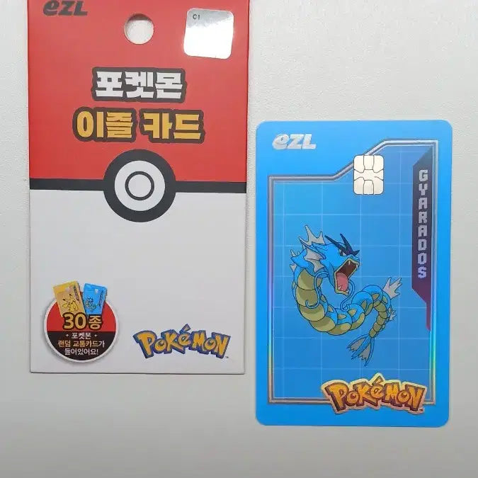 [BUNJANG] Pokemon E-Zel Transportation Card Gyarados &amp; Bulbasaur Bundle / [가격 많이 내림!!!] 최저가 포켓몬 이즐 교통카드 갸라도스 이상해씨