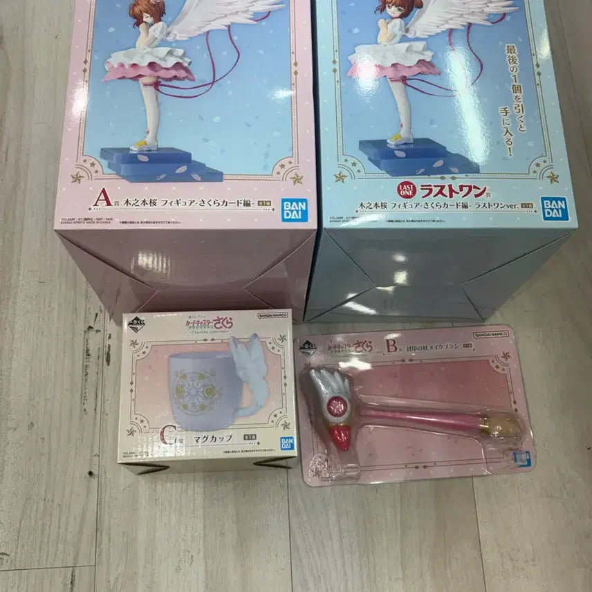 [BUNJANG] Cardcaptor Sakura A, B, C, Last One Prize Bundle Unsealed / 카드캡터체리 A,B,C상,라스트원 일괄 미개봉 (택포 18)