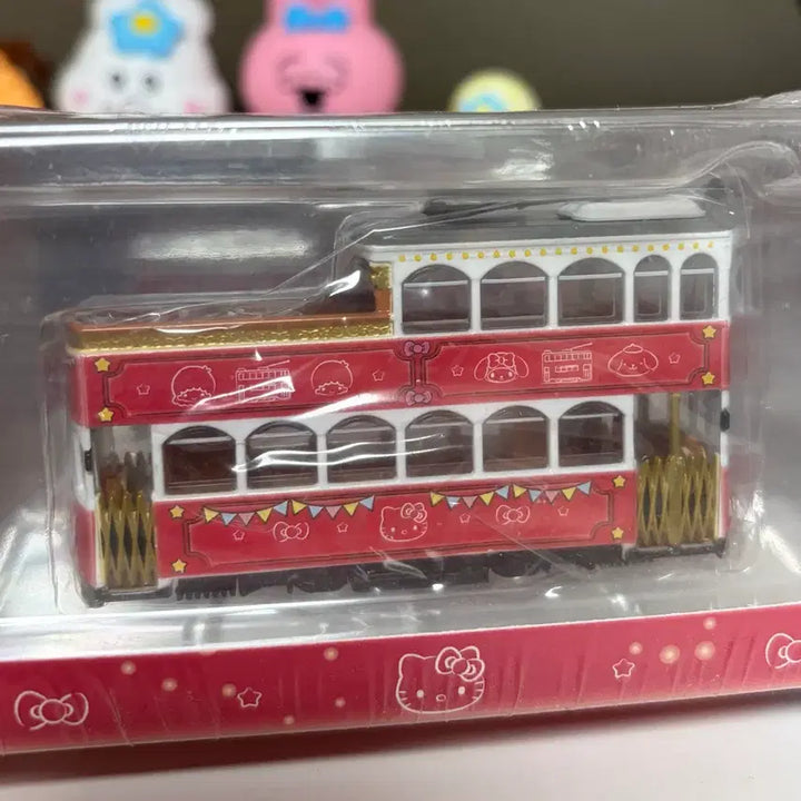 [BUNJANG] 1:76 Scale Sanrio Characters Hong Kong Tram Die-cast Miniature / 1:76 산리오 캐릭터 홍콩 트램 미니어처 미니카 다이캐스트