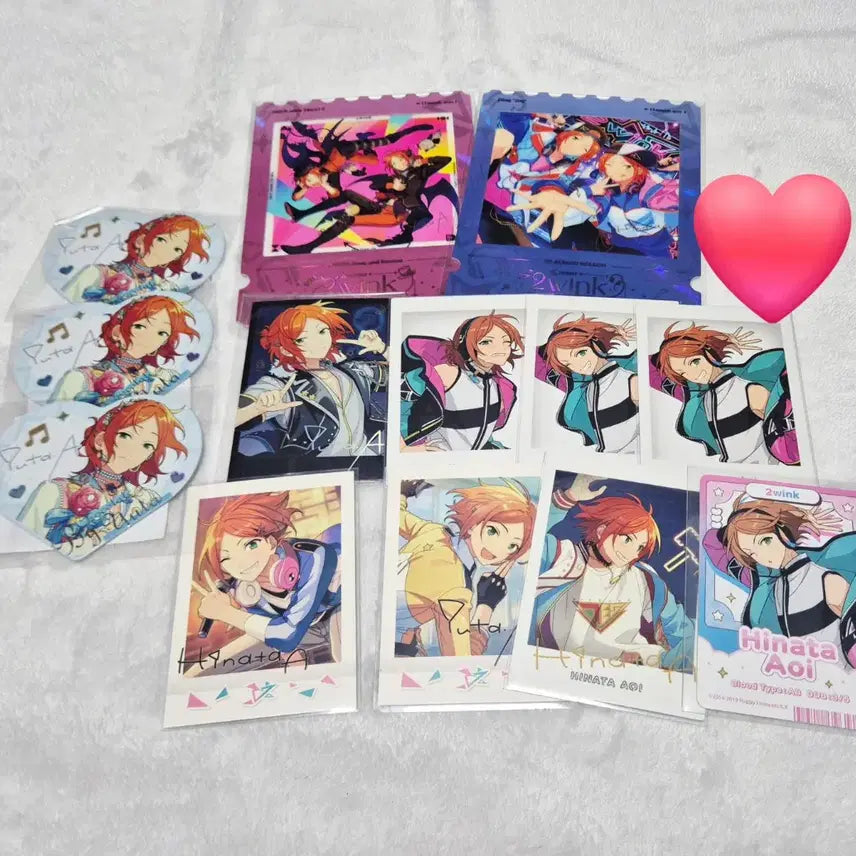 [BUNJANG] Ensemble Stars Twinkle Paper Goods Bundle Set Hinata Yuta / (미개봉) 앙스타 트윙크 지류 굿즈 일괄 히나타 유우타