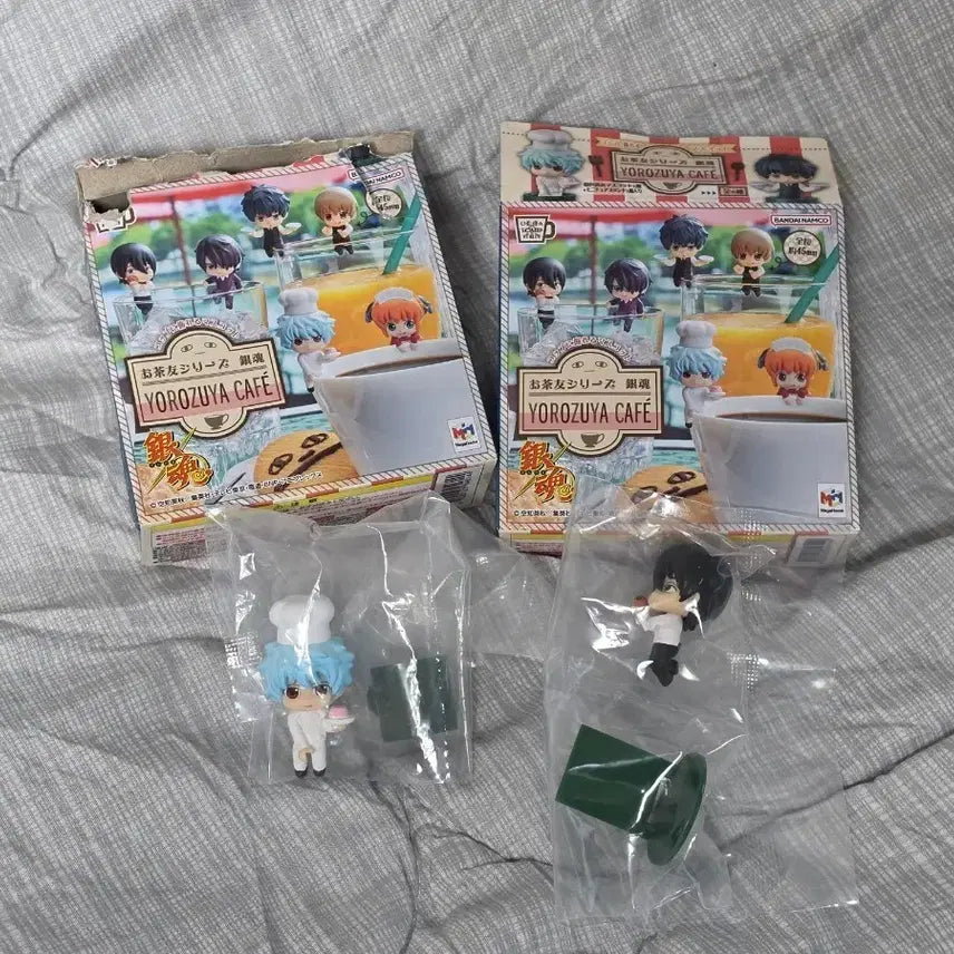 [BUNJANG] Gintama Gachapon Gintoki &amp; Yamazaki Bundle Figure Set / 일괄) 은혼 오챠토모 긴토키 야마자키 가챠 피규어