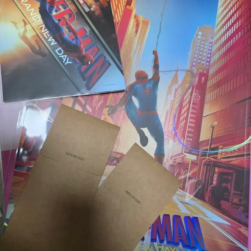 [BUNJANG] Spider-Man Brand New Day Poster, Art Card, TTT Bundle Set / 스파이더맨 브랜드 뉴 데이 광음포스터, 아트카드 TTT 일괄
