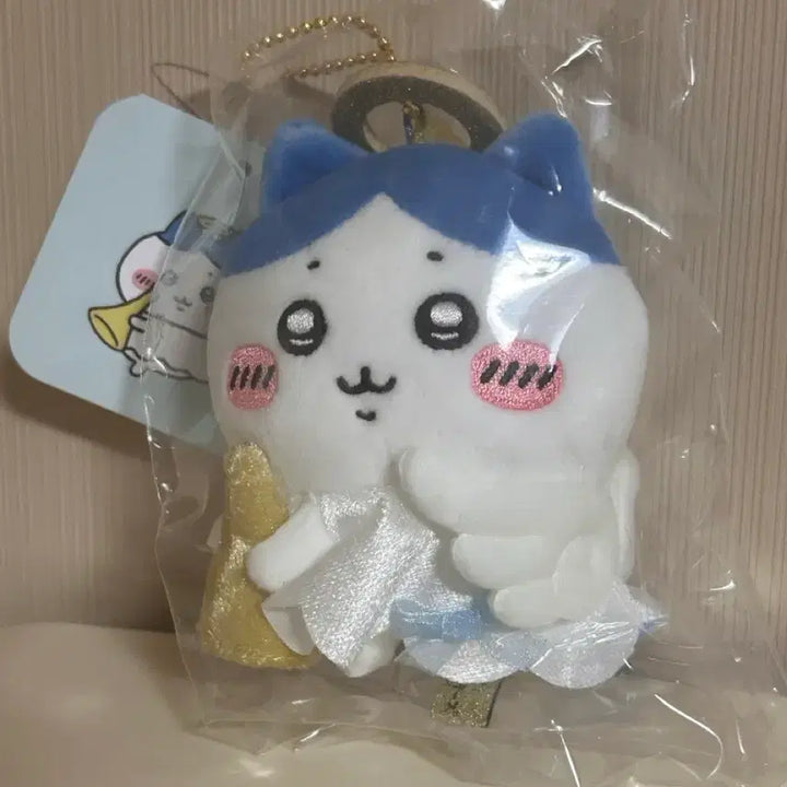 [BUNJANG] Chiikawa Hachware Angel Mascot Ornament / 치이카와 하치와레 엔젤 천사 마스코트 오너먼트 후와파타 나가노 캐릭터즈 인형