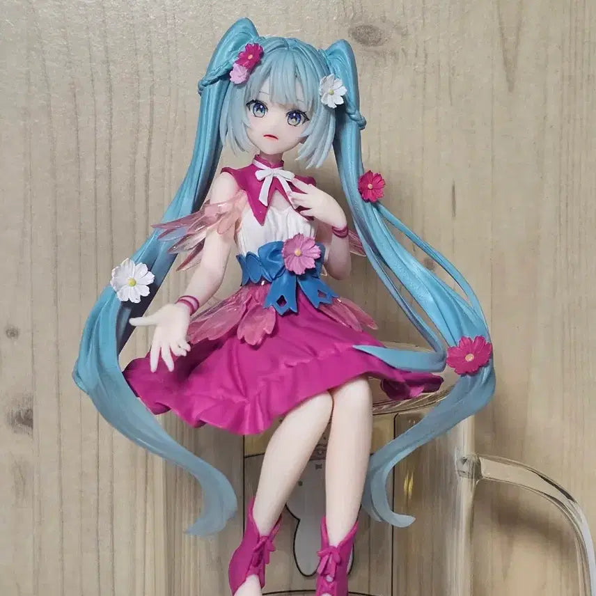 [BUNJANG] FuRyu Hatsune Miku Flower Fairy Cosmos Figure (Opened, Box Included) / 후류 하츠네 미쿠 플라워 페어리 코스모스 피규어 개봉 전시품 (박스 O)