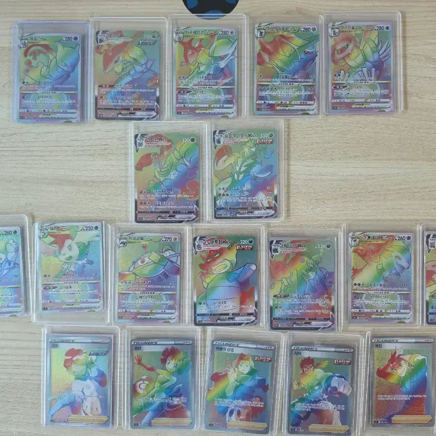 [BUNJANG] Pokemon Card HR [Individual/Bundle] Rayquaza, Arceus, Mewtwo, etc. / 포켓몬 카드 HR [개별/일괄] 레쿠쟈, 아르세우스, 뮤츠 등