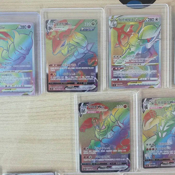 [BUNJANG] Pokemon Card HR [Individual/Bundle] Rayquaza, Arceus, Mewtwo, etc. / 포켓몬 카드 HR [개별/일괄] 레쿠쟈, 아르세우스, 뮤츠 등
