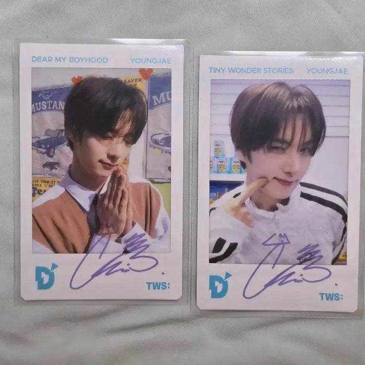 [BUNJANG] TWS DICON Japan Popup Youngjae Fujifilm Polaroid Photocard Bundle Set / 투어스 디아이콘 일본 팝업 영재 후지필름 폴라로이드 포카 2장 일괄