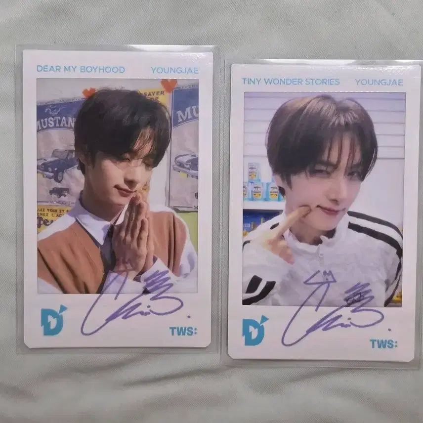 [BUNJANG] TWS DICON Japan Popup Youngjae Fujifilm Polaroid Photocard Bundle Set / 투어스 디아이콘 일본 팝업 영재 후지필름 폴라로이드 포카 2장 일괄