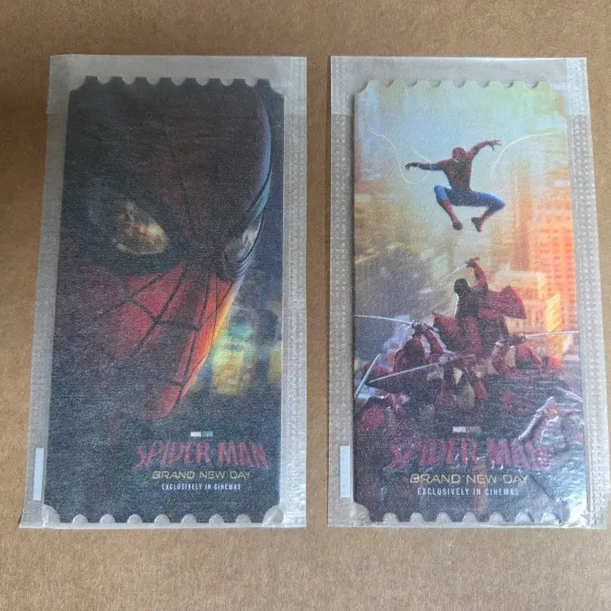 [BUNJANG] Spider-Man: Brand New Day Original Ticket Set A, B / 스파이더맨:브랜드 뉴 데이 오리지널 티켓 A,B 세트