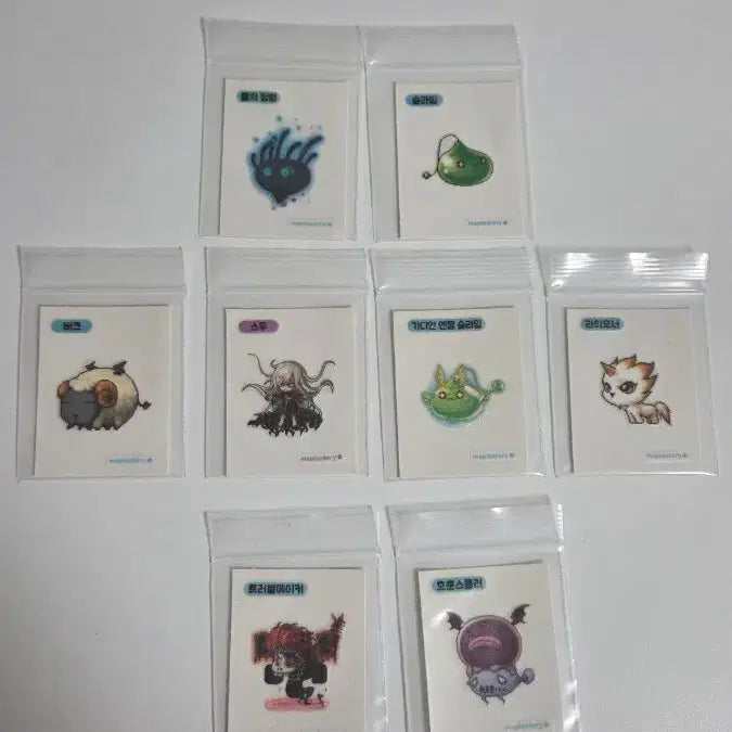 [BUNJANG] MapleStory Ttibu Seal Bundle Set / 메이플스토리 띠부씰 일괄