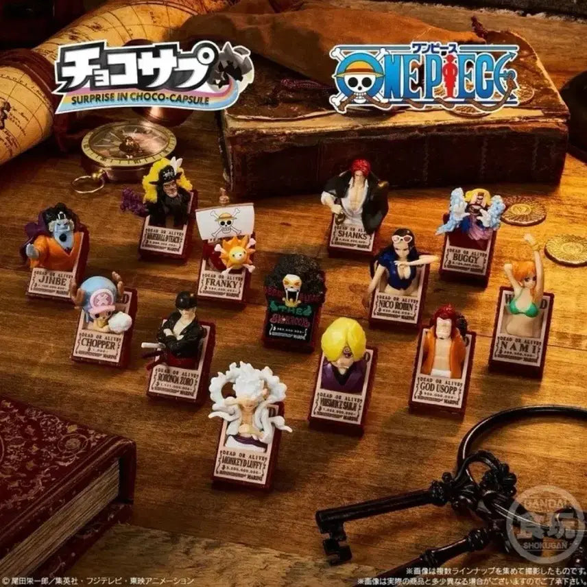 [BUNJANG] One Piece Choco Egg Figures (13 Types) Bundle Set / 원피스 초코에그 피규어 13종 일괄