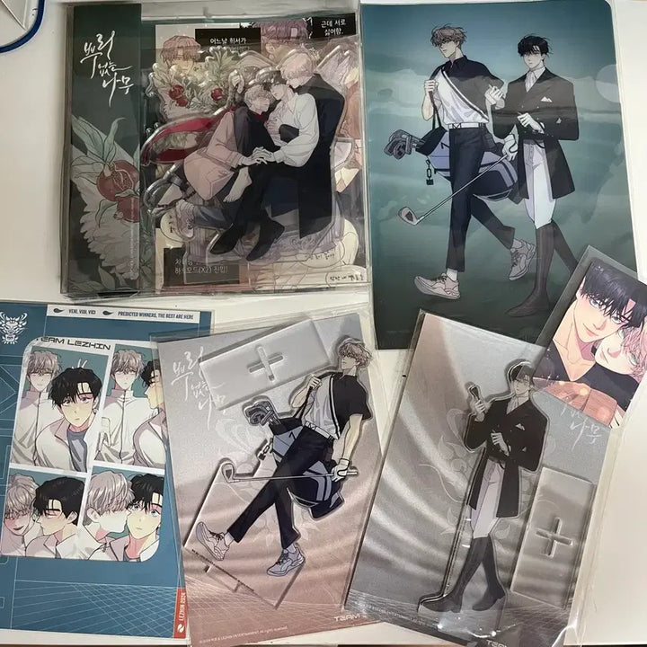 [BUNJANG] Rootless Tree Bundle Photocard and Acrylic Set / 뿌리없는 나무 뿌없나 굿즈 일괄 포카 아크릴 외
