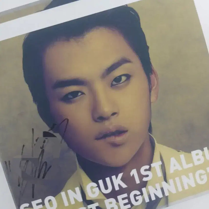 [BUNJANG] Seo In Guk "Just Beginning" 1st Album Signed Photocard / 친필사인 서인국 1집 앨범 &