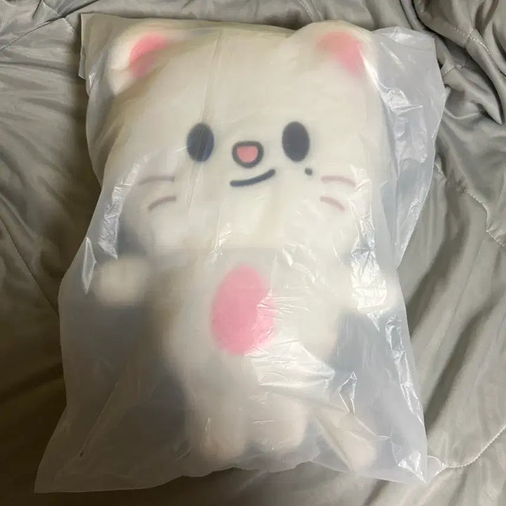 [BUNJANG] Stray Kids Hyunjin Jiniret SKZOO Plush Backpack Fanmeeting MD / 원가)스키즈 스키주 현진 지니렛 응원봉 가방 플러시 백팩 팬미팅 md