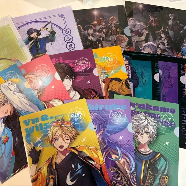 [BUNJANG] Nijisanji Oriens DTCA Mint Condition L-Shaped File Folder - Touya Kenmochi / 니지산지 특전 L자 화일 파일 3skm 오리엔스 디티카 켄모치 토우야 심포니아