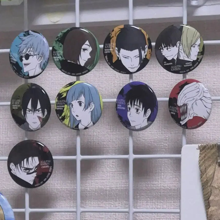 [BUNJANG] Jujutsu Kaisen 5th Anniversary Ichiban Kuji Mini Can Badge Set / 주술회전 5주년 제일복권 쿠지 미니 캔뱃지 고죠 게토 유타 나나미 쇼코 쵸소우