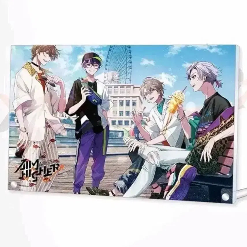 [BUNJANG] NIJISANJI Roh Mao Aim Higher Acrylic Panel Kenmochi Touya Kagami Hayato / 니지산지 로후마오 에임하이어 아크릴 판넬 켄모치 토우야 카가미 하야토