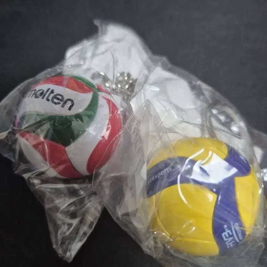 [BUNJANG] Limited Edition Haikyuu Style Volleyball Keychain (Mikasa/Molten Design) / [한정수량] 하이큐 스타일 배구공 키링 (미카사/몰텐 디자인)