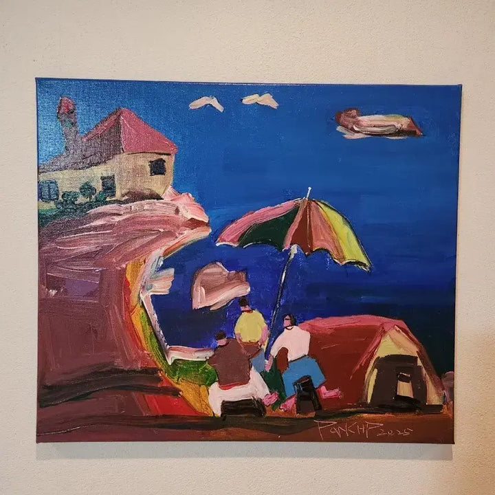 [BUNJANG] Park Hyung-Pil "Sea Scenery" Original Oil Painting (2025) / [정품] 박형필 화백작 &