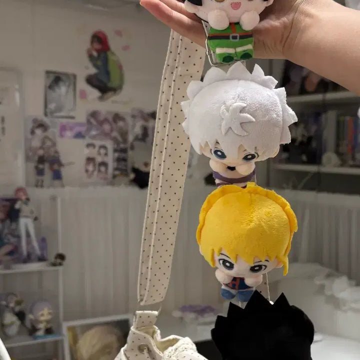 [BUNJANG] Hunter x Hunter Hisoka &amp; Chrollo Shanghai Popup Nui Plush Set / [헌터X헌터] 상하이 팝업 누이 히소카, 클로로