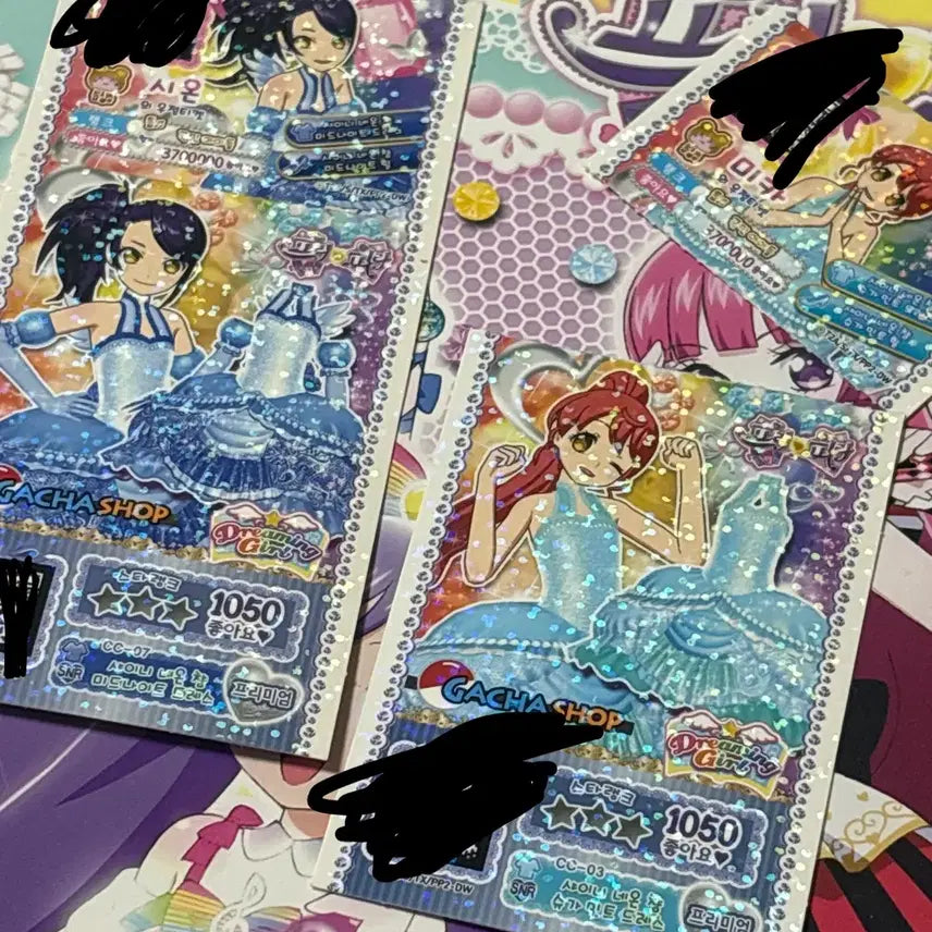 [BUNJANG] Pripara Shiny Neon Charm Midnight Dress Bundle Set / 프리파라 샤이니 네온 챰 미드나이트 드레스 일괄