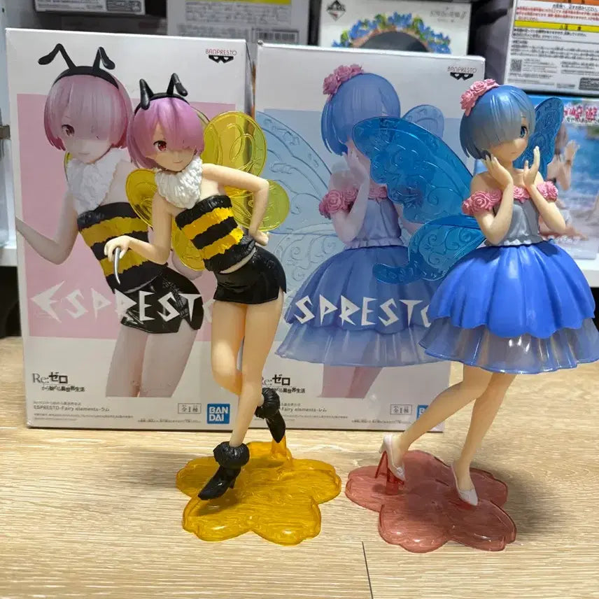 [BUNJANG] Re:Zero Ram/Rem Figure Bundle Set / 리제로 렘/람 피규어 일괄 판매