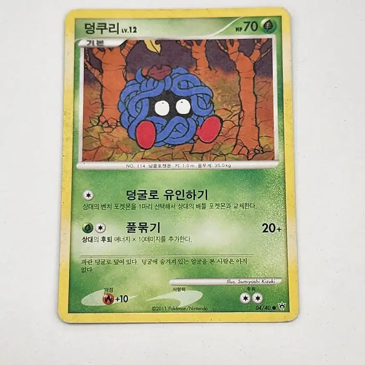 [BUNJANG] Pokemon Card Hitmonlee DP Ancient Card / 포켓몬카드 덩쿠리 dp 고대카드