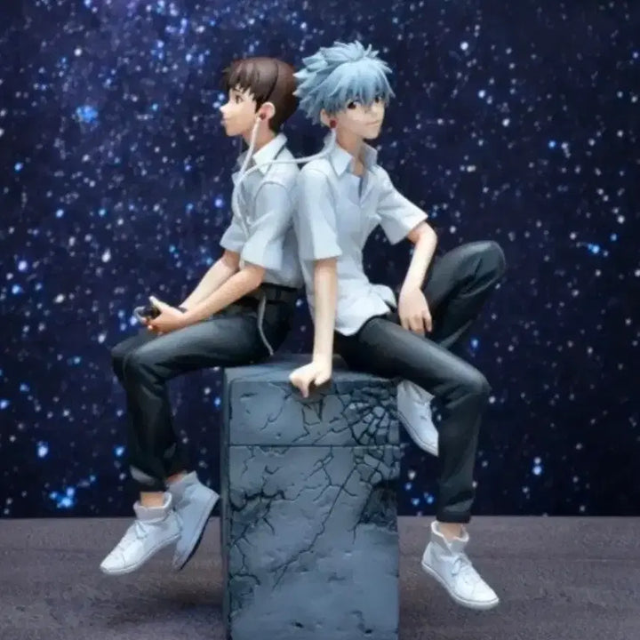 [BUNJANG] Sega Vignetereum Evangelion Shinji &amp; Kaworu Bundle Figure Set / 세가 VIGNETTEUM 에반게리온 신극장판 신지 카오루 피규어 일괄