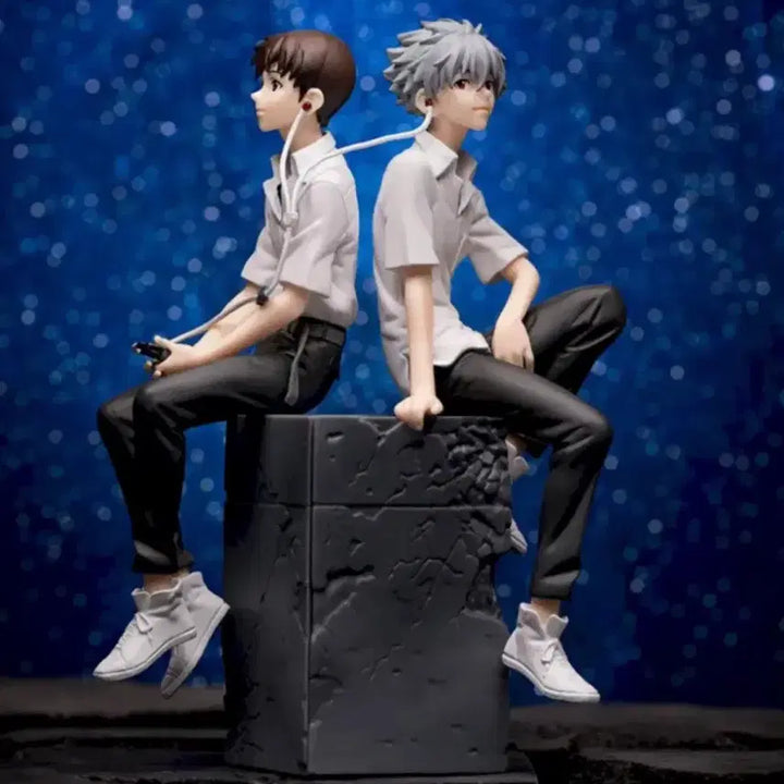 [BUNJANG] Sega Vignetereum Evangelion Shinji &amp; Kaworu Bundle Figure Set / 세가 VIGNETTEUM 에반게리온 신극장판 신지 카오루 피규어 일괄