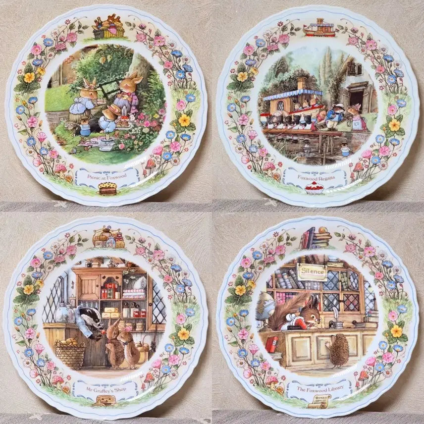 [BUNJANG] Wedgwood Foxwood Tales Plate / Wedgwood Foxwood Tales Plate 웨지우드 팍스우드 테일즈 플레이트 접시 그릇 장식 수집 인테리어
