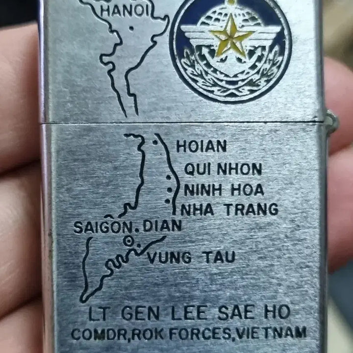 [BUNJANG] Lee Se-ho Korean Forces Commander in Vietnam Lighter / 주월한국군사령관 이세호 라이터