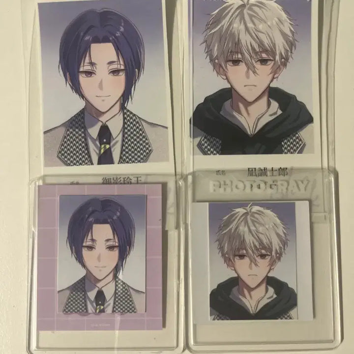 [BUNJANG] Blue Lock Nagi &amp; Reo Photocard and Standee Bundle / 반택포) 블루록 나기 레오 포카 증사 탑로더