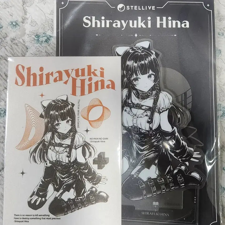 [BUNJANG] Stellive Shirayuki Hina Acrylic Stand &amp; Postcard Set / 스텔라이브 더현대 시라유키히나 아크릴 스탠드,엽서