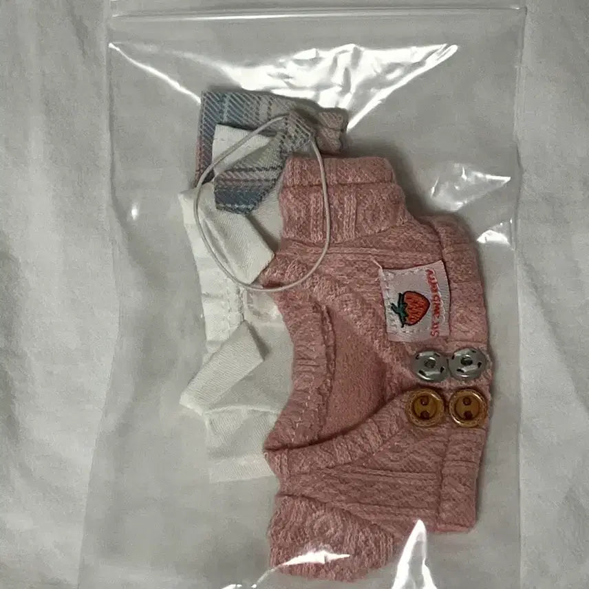 [BUNJANG] 10cm Doll Clothes JK Uniform Chinese Handmade Pink / 10cm인형옷 jk 교복 중국 수제옷장 핑크 떨옷