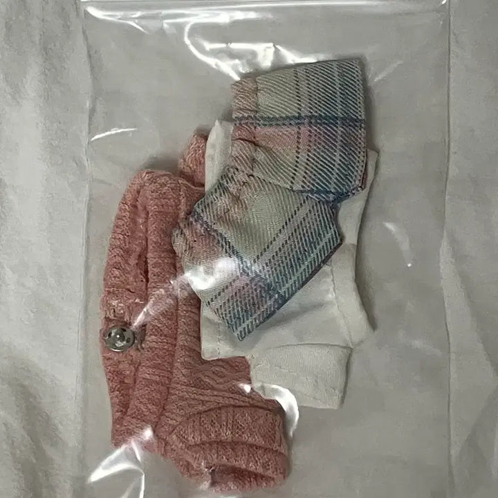 [BUNJANG] 10cm Doll Clothes JK Uniform Chinese Handmade Pink / 10cm인형옷 jk 교복 중국 수제옷장 핑크 떨옷