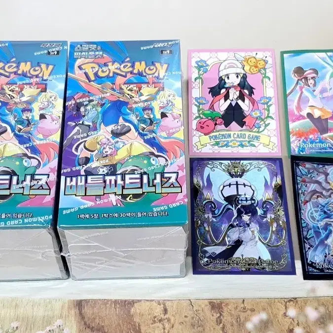 [BUNJANG] Pokemon Card Game Battle Partners Box (Official) with Sleeve and Toploader Set / 포켓몬 카드 "배틀파트너즈" 정품 "슈링크" 1박스남음 (슬리브10장+탑로더5개 추가)