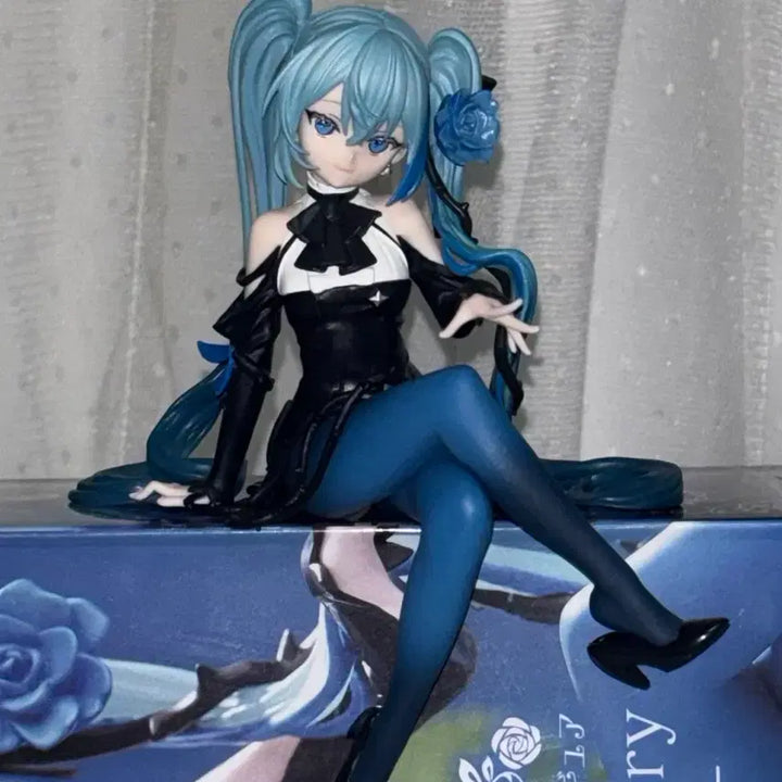 [BUNJANG] Furyu Hatsune Miku Noodles Stopper Figure Flower Fairy Blue Rose ver. / 후류 하츠네 미쿠 누들스토퍼 피규어 플라워 페어리 블루 로즈 ver