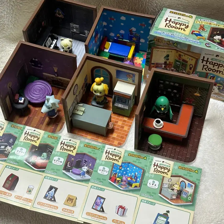 [BUNJANG] Animal Crossing Happy Home Re-Ment Full Set (5 Types) / 동물의 숲 해피룸 리멘트 5종 일괄