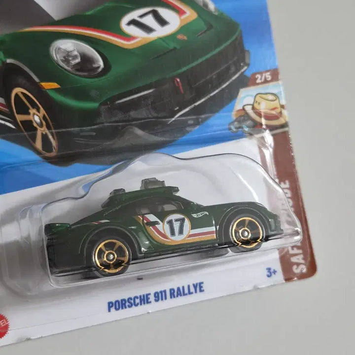 [BUNJANG] Hot Wheels Porsche 911 Rallye Safari Mode (No.17) Green Sealed / 핫휠 포르쉐 911 랠리 그린 미개봉 (SAFARI MODE / No.17)