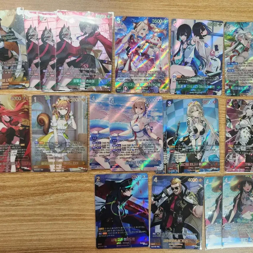 [BUNJANG] Nibel Arena Ira &amp; Eva Signed Card and UR Joker Cards Bundle / 니벨아레나 이리 이바 싸인 카드