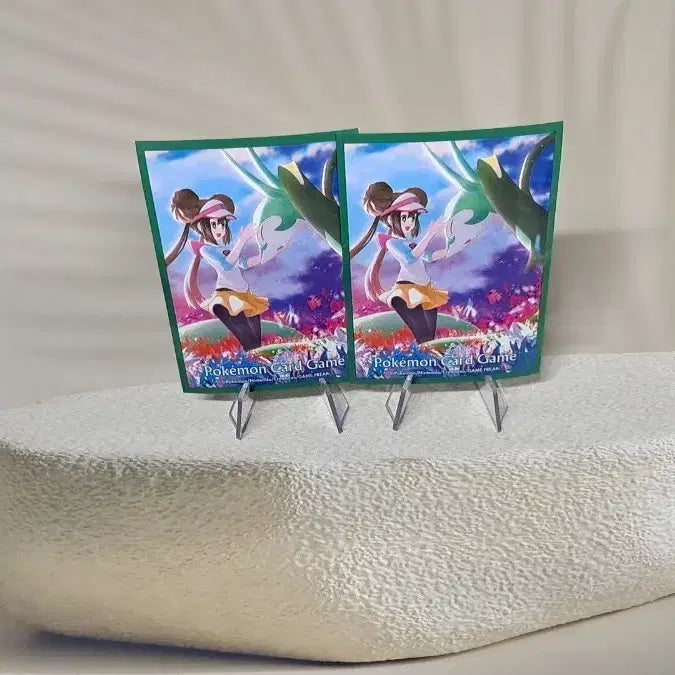 [BUNJANG] Pokemon Card Game Illustration Sleeves (2 Cards) / 포켓몬 카드 "명희와 샤로다" "일러스트 슬리브" 2장 소량판매