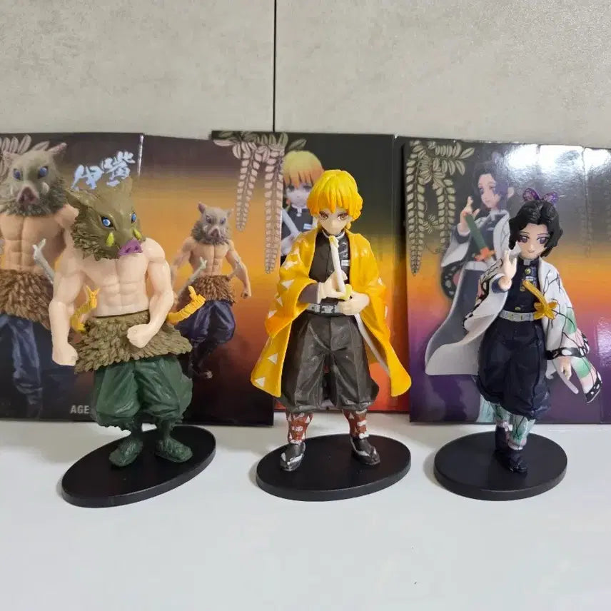 [BUNJANG] Demon Slayer Inosuke, Zenitsu, Shinobu Figures Bundle Set / 귀멸의칼날 피규어 팝니다.